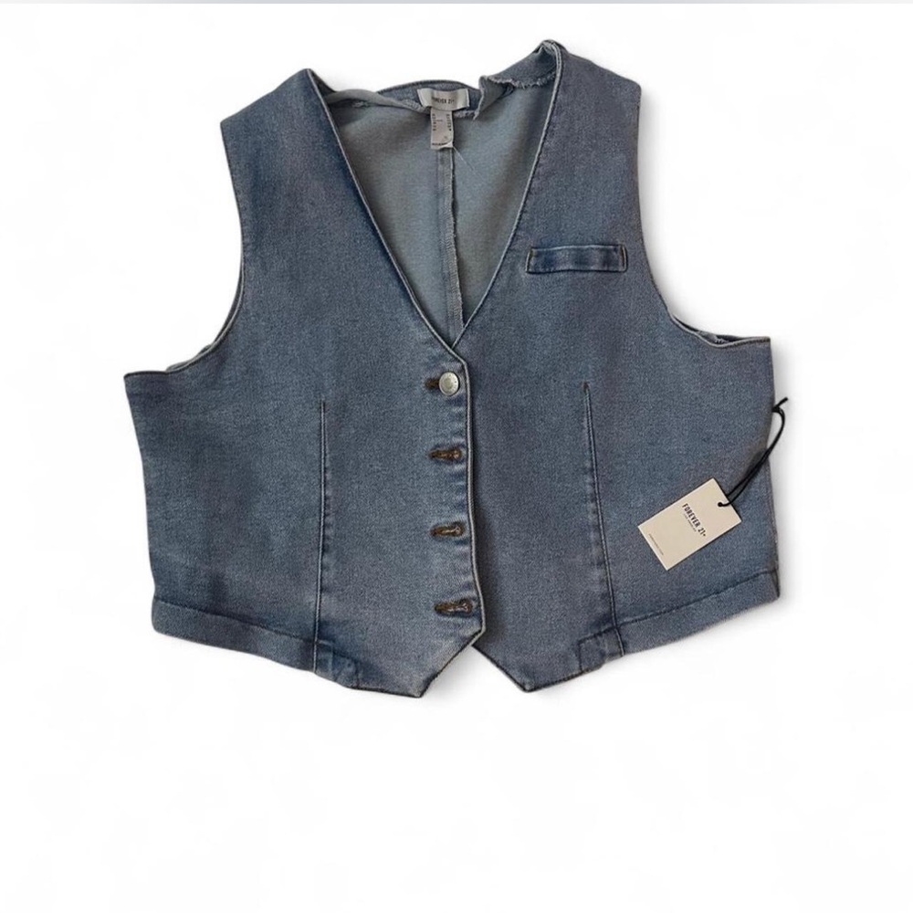 Forever 21 denim tank OX/XL